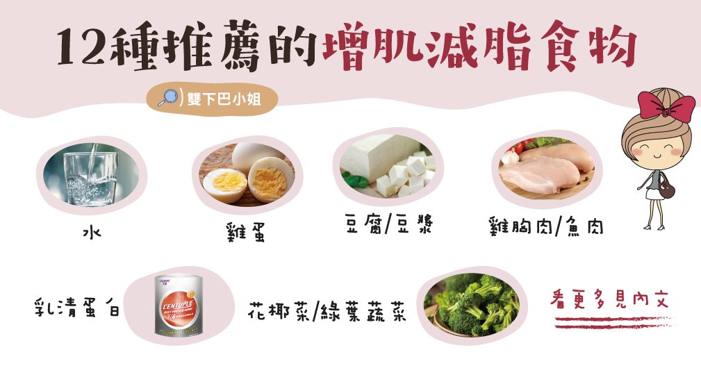 12種推薦的增肌減脂食物