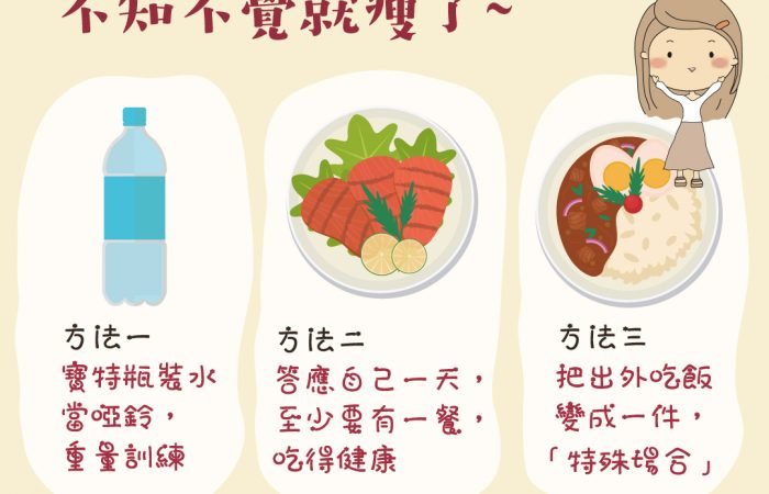 生活中做這些事， 不知不覺就瘦了~