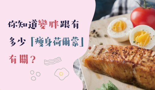 你知道變胖原因跟「瘦身荷爾蒙」有關? 3種食物讓你吃出瘦身荷爾蒙~