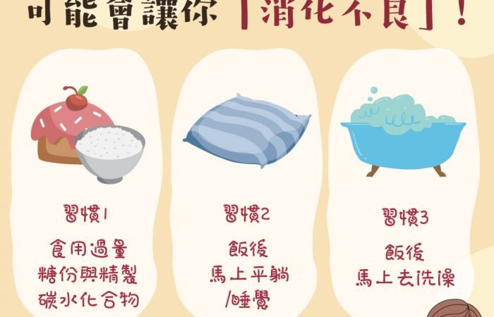 母湯唷~ 這些習慣可能會讓你「消化不良」!